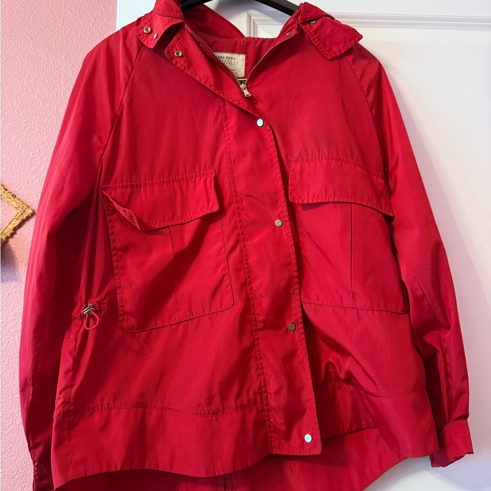 Zara Vibrant Red Jacket
